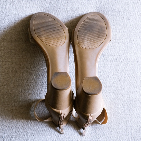 Nude Strappy Sandal Pumps from White Mountain, DSW - Picture 5 of 5